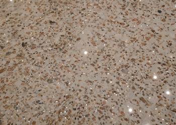 Marble floor polishing